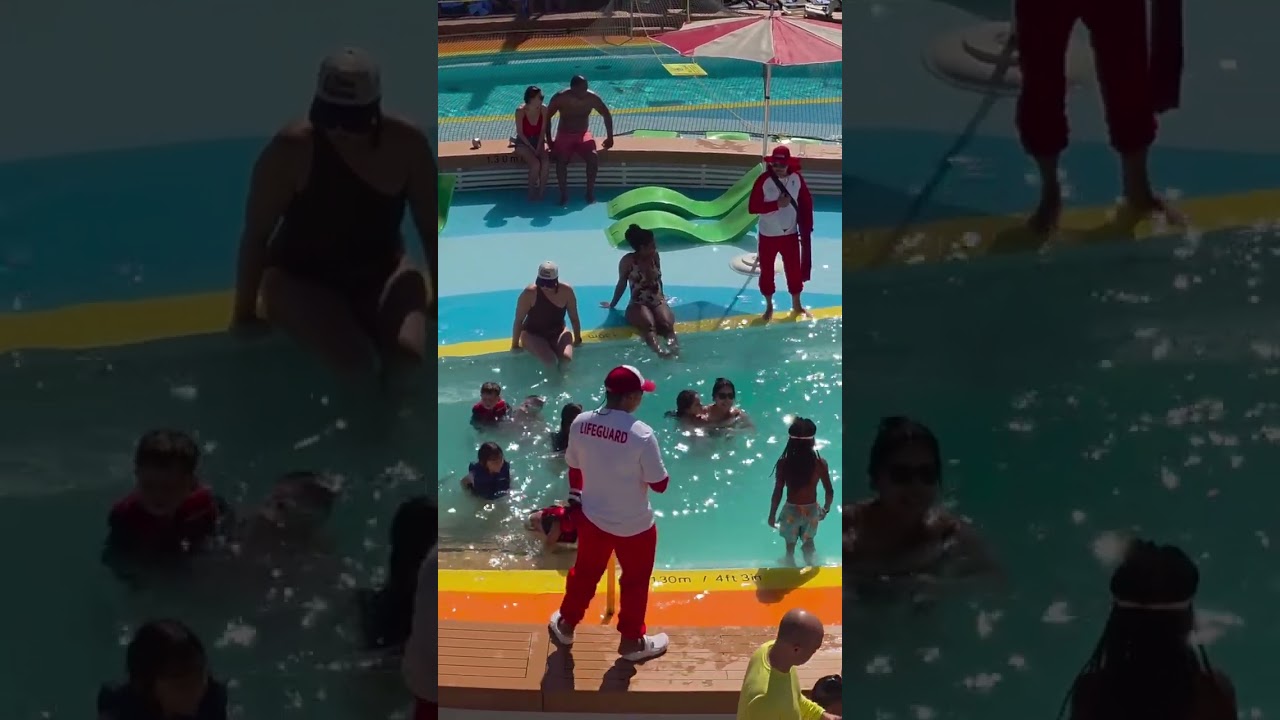 What it’s really like guarding a cruise ship pool