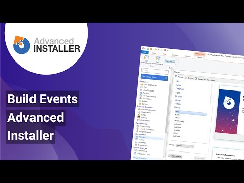 Advanced Installer - Build Events