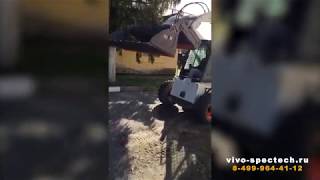 Ковш Челюстной 2000Мм На Мини Погрузчик