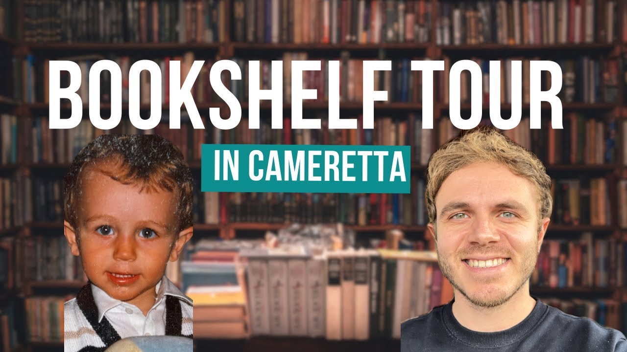 BOOKSHELF TOUR nella mia CAMERETTA 👦🏼 vi mostro la libreria della camera in cui sono cresciuto!