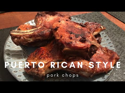 Puerto Rican Style Pork Chops