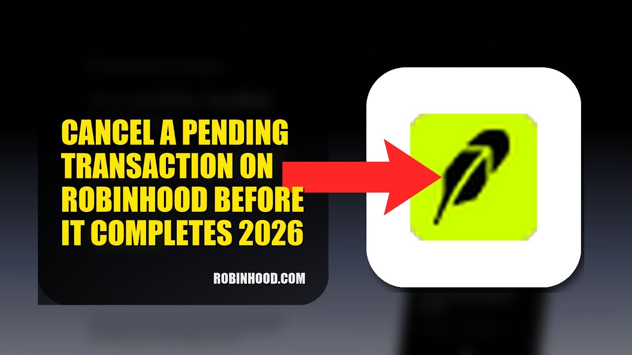 How To Cancel A Pending Transaction On Robinhood Before It Completes 2026 (STEP BY STEP)