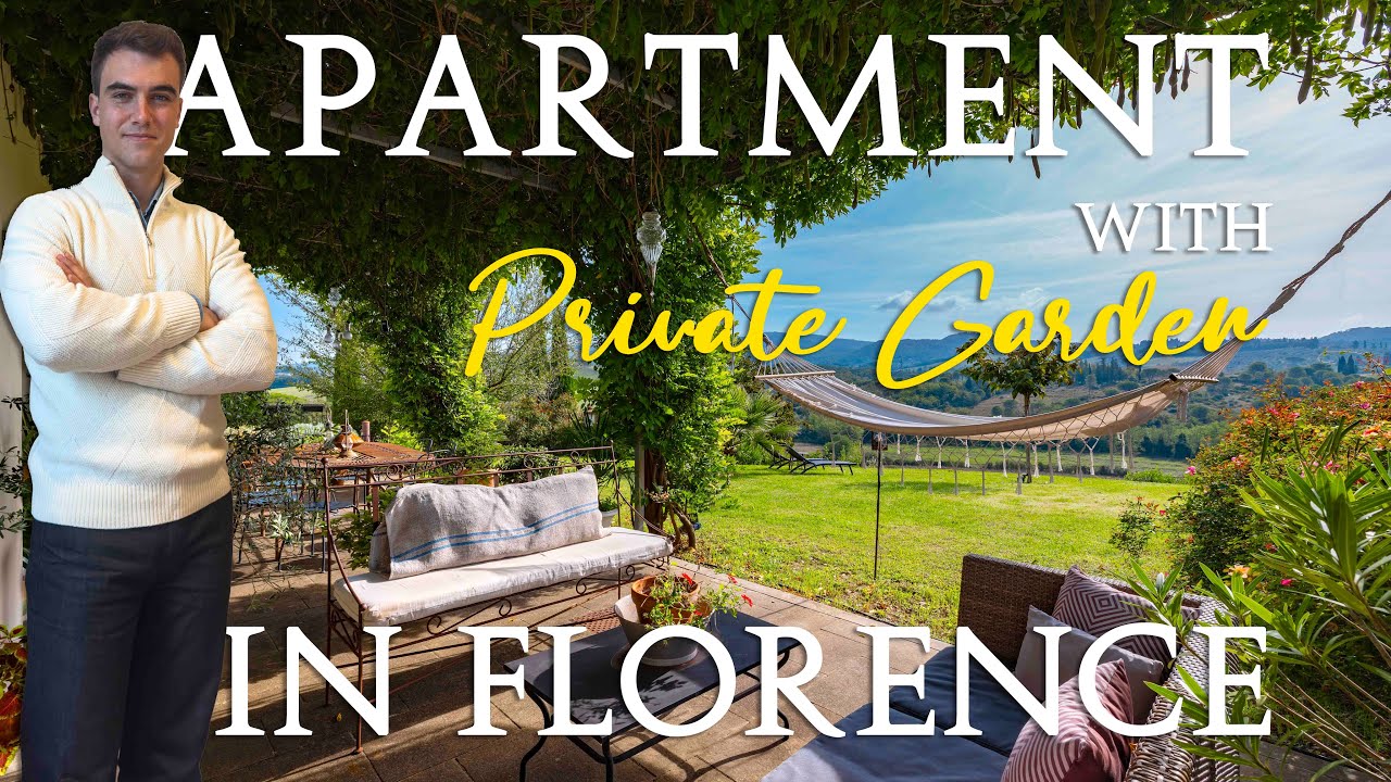 Inside a €1.25M Luxury Apartment with Private Garden in Florence, Tuscany
