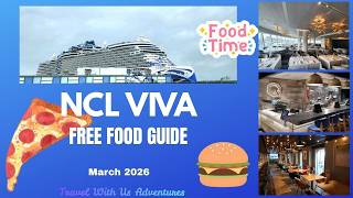 What Food is FREE on Norwegian Viva? Full Dining Guide 🍕🍔