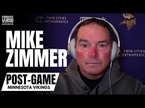 Mike Zimmer on Vikings Christmas Day Loss & Season: "This Is a Bad Defense. Worst One I've Ever Had"