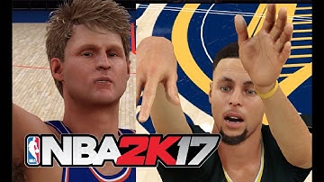 Can Steve Kerr Hit 100 Three Pointers Before Steph Curry Can? NBA 2K17 Challenge