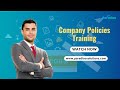 Company Policies Training