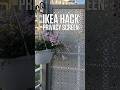 DIY Balcony Privacy Wall | IKEA Hacks #ikeahacks #diy #shorts