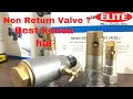 Non return Valve ( NRV ) how to select NRV or check valve for air compressor .