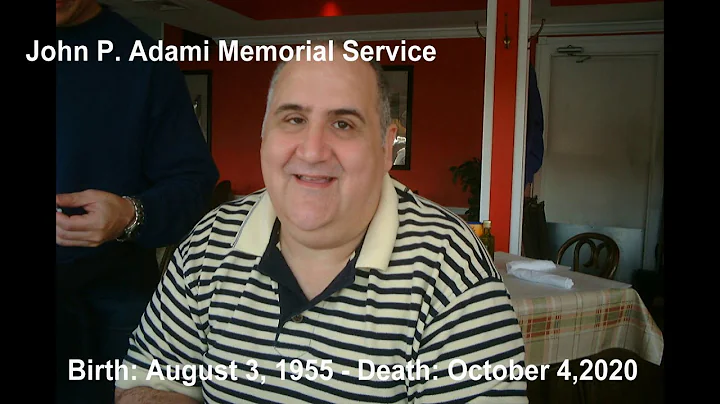 John P. Adami Memorial Service