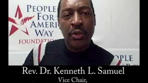 Rev. Kenneth Samuel Responds to Rep. Trent Franks
