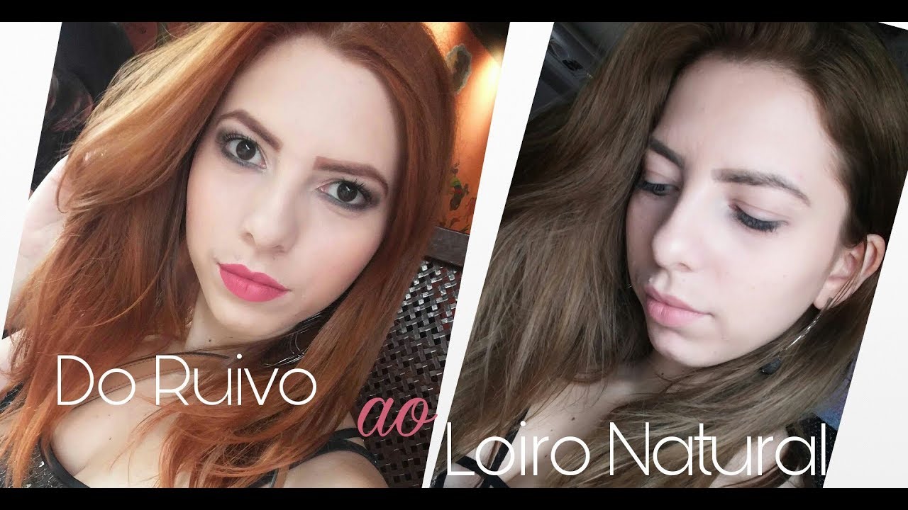 do-ruivo-ao-loiro-natural-em-casa-youtube