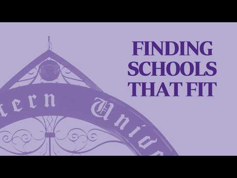 Finding Schools That Fit