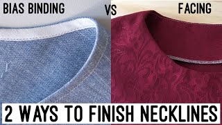 HOW TO FINISH NECKLINES