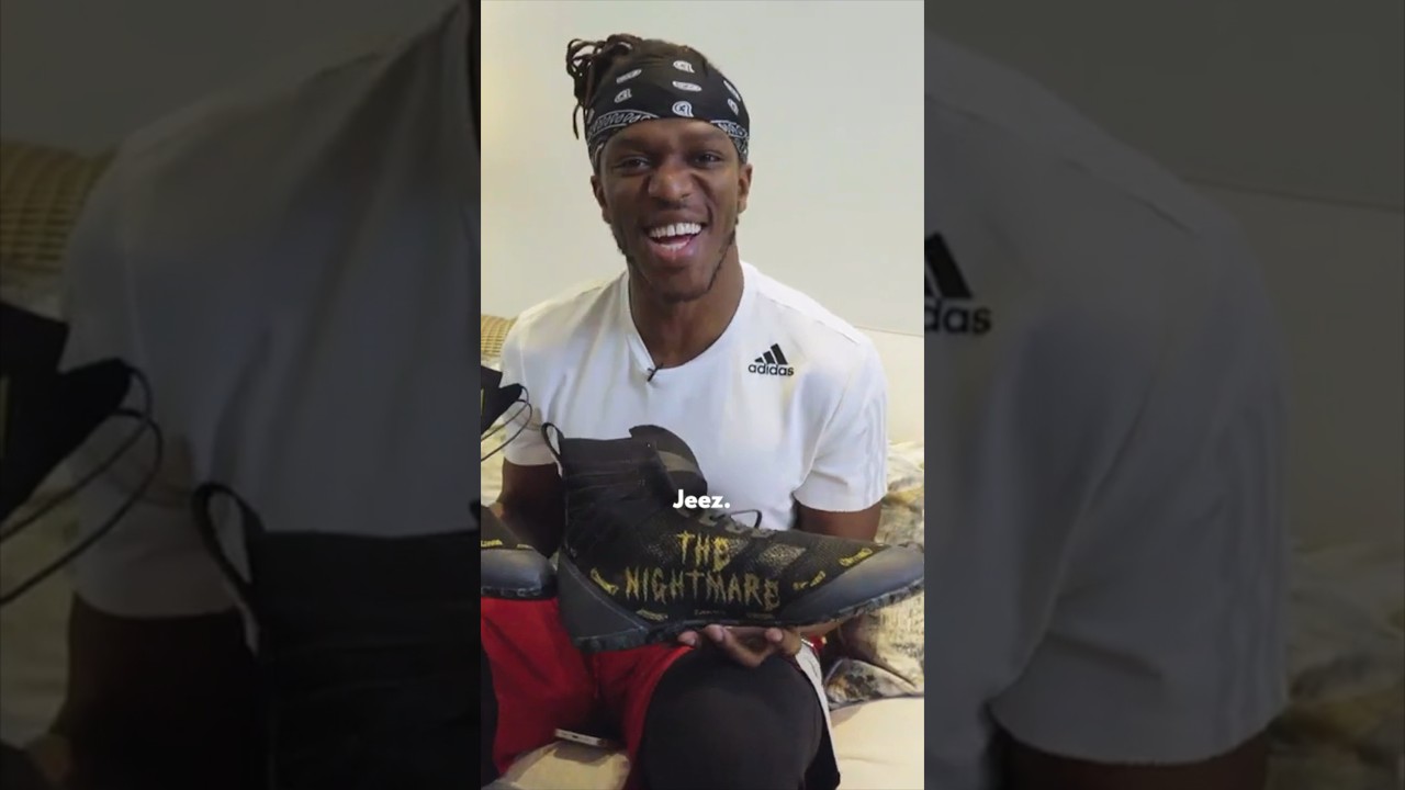 KSI Reveals his Epic Custom Shoes for Joe Fournier Fight 🔥 #ksi