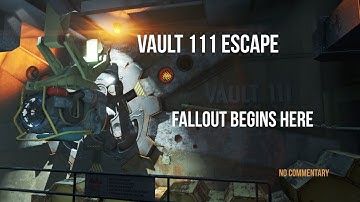 Fallout 4 Walkthrough part 1, Escaping Vault 111. No Commentary
