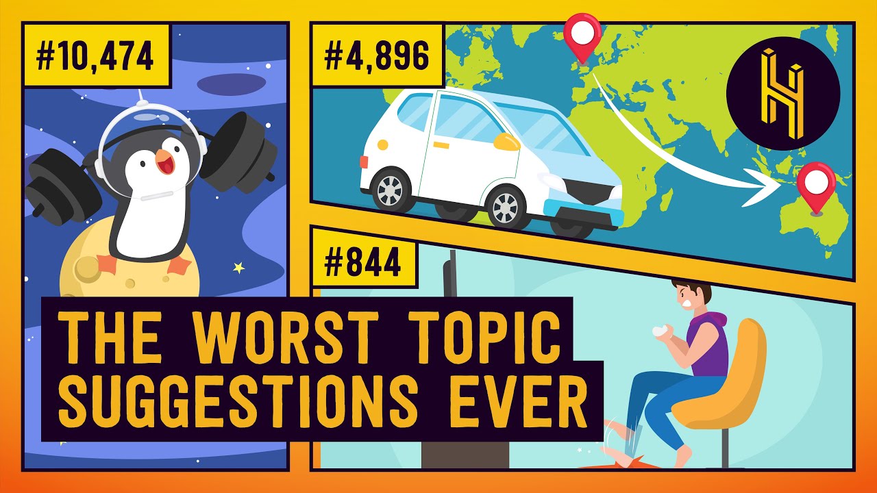 You've Sent 124,882 Topic Ideas. Here are the Worst Ones.