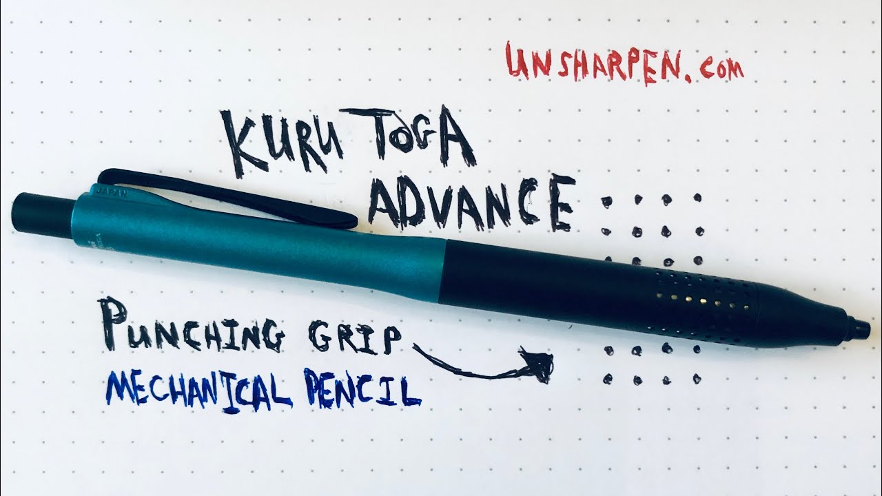 Kuru Toga Advance Punching Grip Pencil Review - Upgrade Model! 