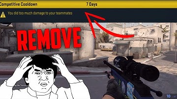 HOW TO REMOVE CS:GO COOLDOWN | WORKING 2018