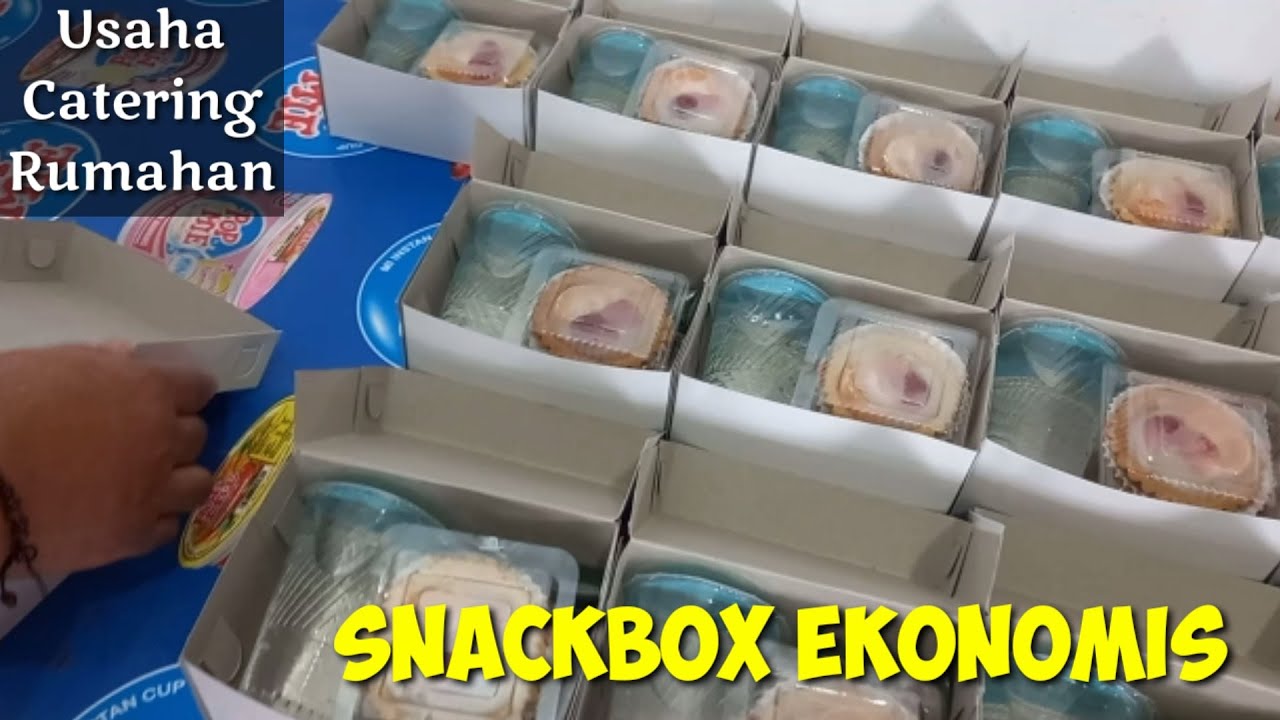 Cara Simple & Sederhana Menata Snack Box /  Ide Usaha Catering Rumahan