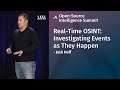 Real-Time OSINT: Investigating Events as They Happen | SANS OSINT Summit 2020