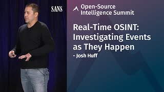 RealTime OSINT: Investigating Events as They Happen | SANS OSINT Summit 2020