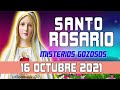 🔴 EL SANTO ROSARIO DE HOY SÁBADO DE 16 DE OCTUBRE 2021🌷MISTERIOS GOZOSOS🌺Alabanzade Dios