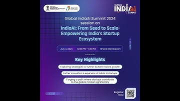 This IndiaAI: From Seed to Scale- Empowering India’s Startup Ecosystem