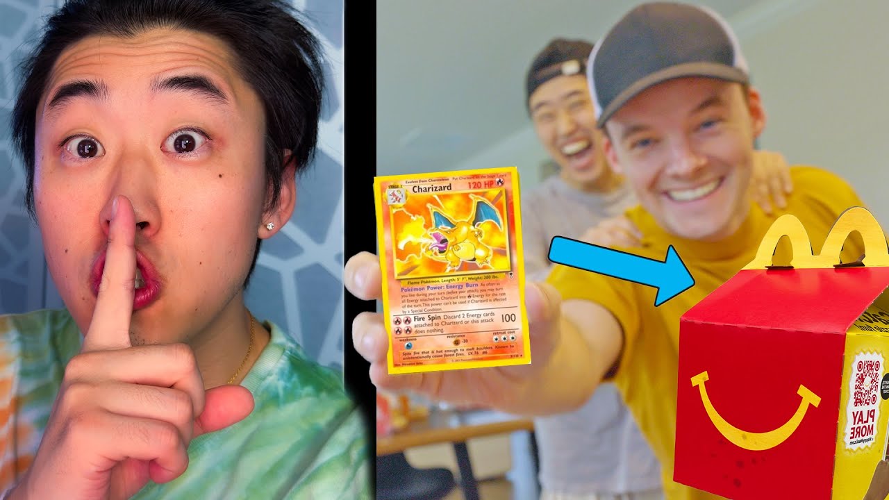 Розыгрыш с картой Чаризард в Хэппи Мил от Макдоналдс!!