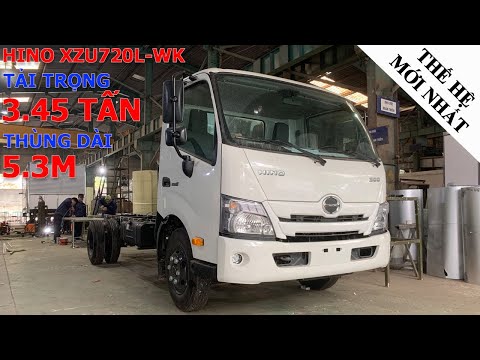 Xe Tải Hino 3 Tấn 5 XZU720L-WK Mới Nhất Thị Trường| Xe Tải Hino 3T5 Thùng Dài 5M3