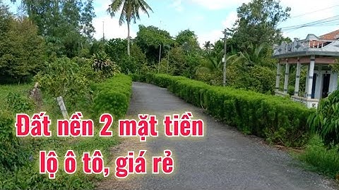 (Đã bán) Bán Đất Nền Thổ Cư, 2 Mặt Tiền, Giá 430 Triệu, Ô Môn TP Cần Thơ @nhadatcanthomientay