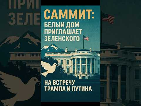 Белый дом приглашает Зеленского на встречу Трампа и Путина