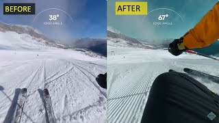 How to Increase Your Ski Edge Angles (Forever)