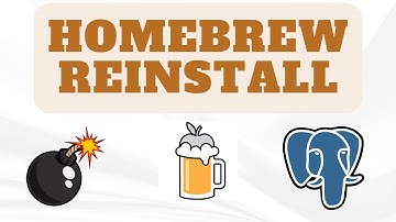 How to Uninstall and Reinstall Homebrew for PostgreSQL