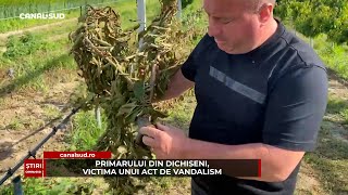 CANAL SUD / PRIMARUL DIN DICHISENI, VICTIMA UNUI ACT DE VANDALISM