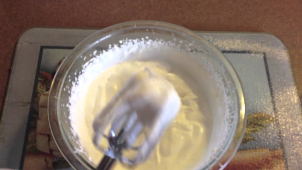 How To Make Whipped Cream - HD - YouTube