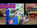 Evel Kenievel trail bike stunt cycle unboxing and demo