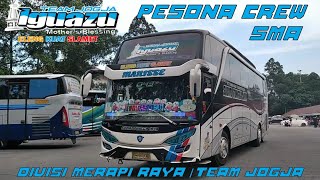 New Suara Knalpot Srigala !! Telolet Bus Sudiro Tungga Jaya 'IGUAZU' Pesona Crew SMA