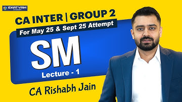 CA Inter Strategic management Lec 1 | For May/Sep 2025 Exam | CA Rishabh Jain