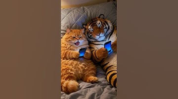 🐱🐯A Day in the Life of Orange Cat & Tiger Bro: Chaos, Fun & Cute Moments 😂
