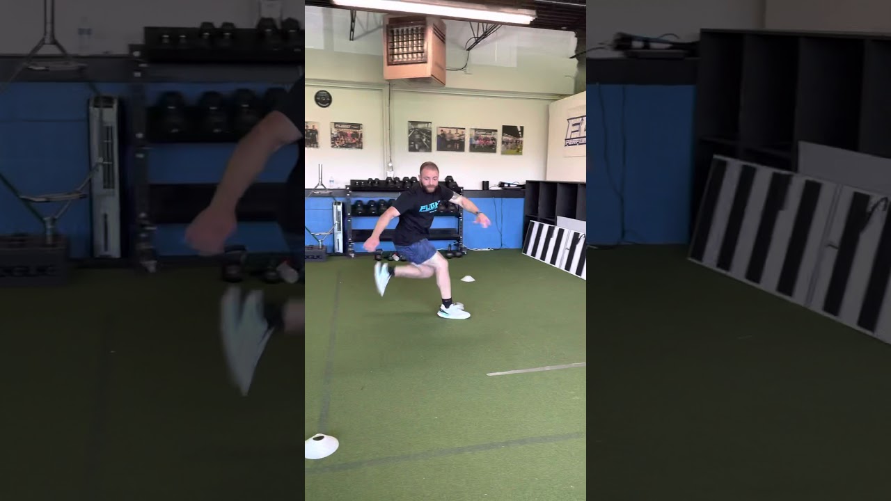 3 Cone Triangle drill( shuffle, attack, retreat, shuffle)