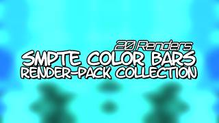 SMPTE Color Bars Render Pack Collection (20 Renders) Wealth