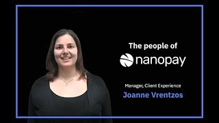 The People of nanopay: Joanne