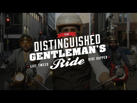 Register now for the 2018 Distinguished Gentleman's Ride