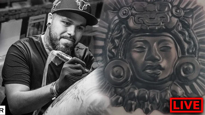 Tattoo Artist David Vega Showing His Technique On ...