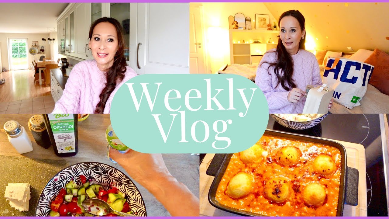 ☀️💞 Weekly VLOG I ACTION HAUL 🛍️🎀  I Knödel Auflauf 👩🏻‍🍳 I Was ich gerade lese 🧸 ☕️ 📖☀️💞