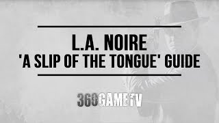L.A. Noire - A Slip of the Tongue - Case #8 - 5 Stars Walkthrough (Remaster Version)