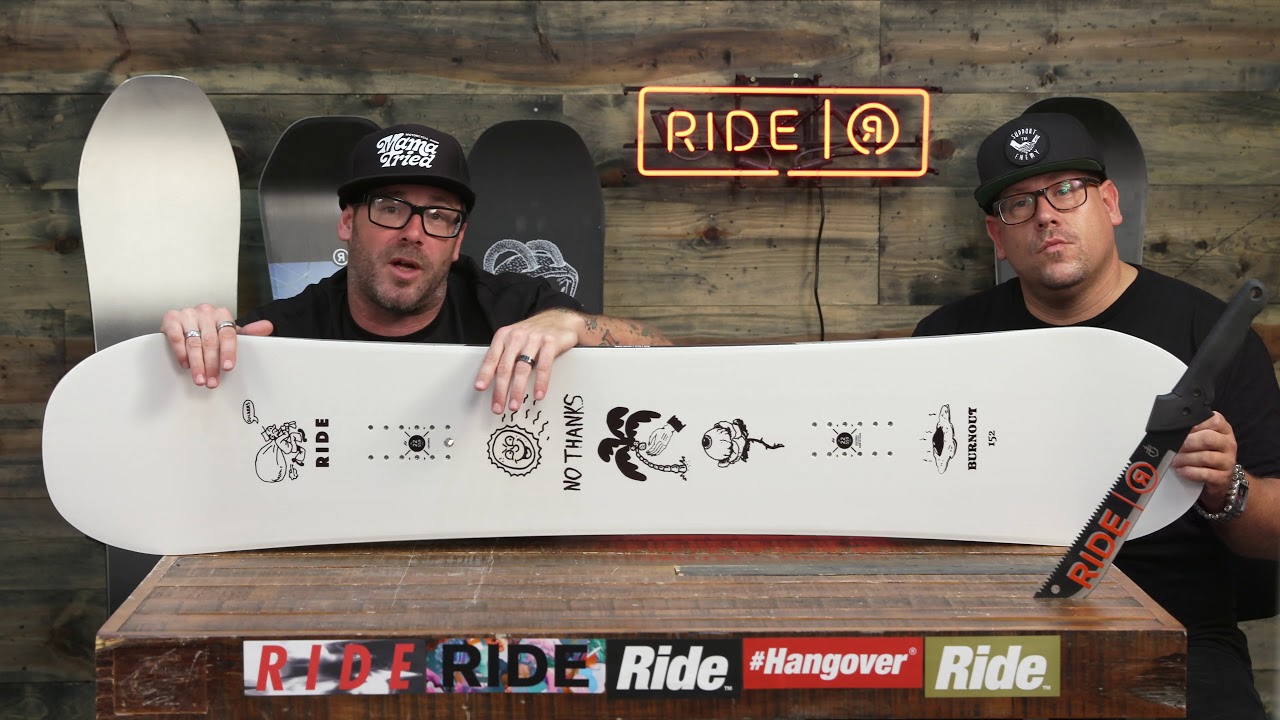 2019 Ride Burnout Snowboard - YouTube