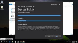 Install Sql Server Management Studio 2016 part 1