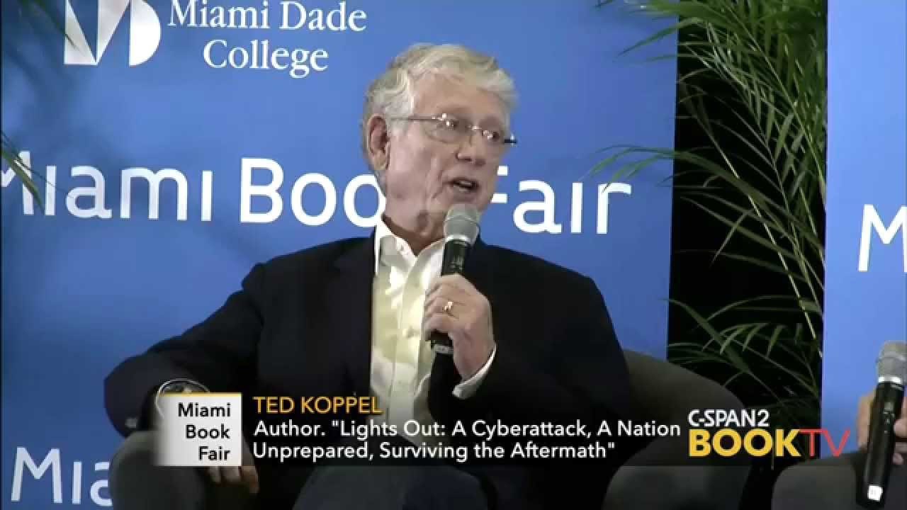 2015 Miami Book Festival Ted Koppel, "Lights Out" YouTube